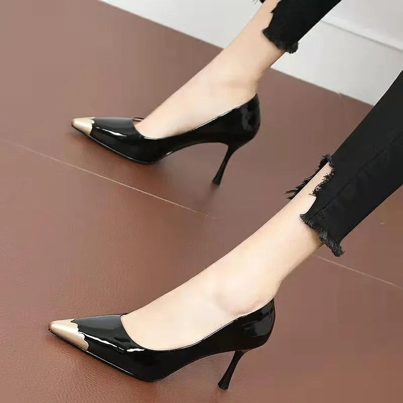 Women's Stiletto High Heels Korean Style Fashion Commuter Shoes - EX-STOCK CANADA