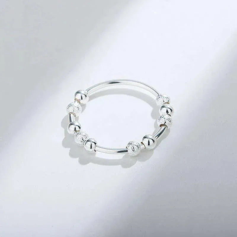 Women's Stylish And Simple Personality Sterling Silver Anxiety Ring - EX-STOCK CANADA