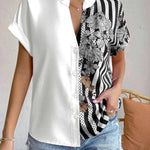 Women's Summer Button Cardigan Short Sleeve Shirt - EX-STOCK CANADA