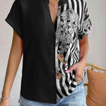 Women's Summer Button Cardigan Short Sleeve Shirt - EX-STOCK CANADA