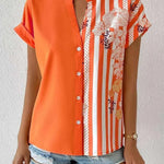 Women's Summer Button Cardigan Short Sleeve Shirt - EX-STOCK CANADA