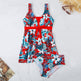 Women's V-neck Printed Split Bikini Swimsuit - EX-STOCK CANADA