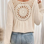 Women's V-neck Solid Color Fashion Knitted Blouse - EX-STOCK CANADA