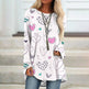 Women's Valentine's Day Love Print Long Sleeve T-shirt - EX-STOCK CANADA