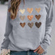 Women's Valentine's Day Printed Round Neck Sweater - EX-STOCK CANADA