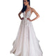 Women's White Evening Gown Wedding Dress - EX-STOCK CANADA