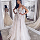 Women's White Evening Gown Wedding Dress - EX-STOCK CANADA