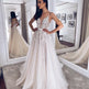 Women's White Evening Gown Wedding Dress - EX-STOCK CANADA