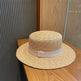 Women's Woven Raffia Straw Sunshade Hat - EX-STOCK CANADA