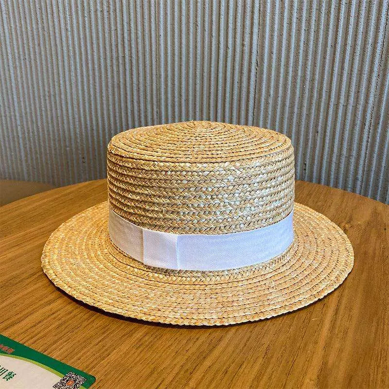 Women's Woven Raffia Straw Sunshade Hat - EX-STOCK CANADA