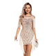 Women Sequined Vintage Party Nightclub Embroidery Mini Dress - EX-STOCK CANADA