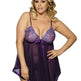 Women Sexy Lingerie Big Code Sleepwear Sleep dress - EX-STOCK CANADA