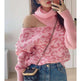 Women Turtleneck One Shoulder Knitted Sweaters - EX-STOCK CANADA