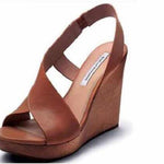 Womens Sandals Shoes Wedge Heels Slingback Peep Toe - EX-STOCK CANADA