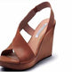 Womens Sandals Shoes Wedge Heels Slingback Peep Toe - EX-STOCK CANADA