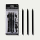 Wood-free Graphite Full Lead Sketching Pencil 6 PCs Suit For Art - EX-STOCK CANADA