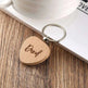 Wooden Engraved Lettering Name Pendant Keychain - EX-STOCK CANADA