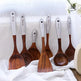 Wooden Kitchen Utensils Set Appliances Special Non-stick Set Pure Natural Teak Solid Wood Long Handle Shovel Tools - EX-STOCK CANADA