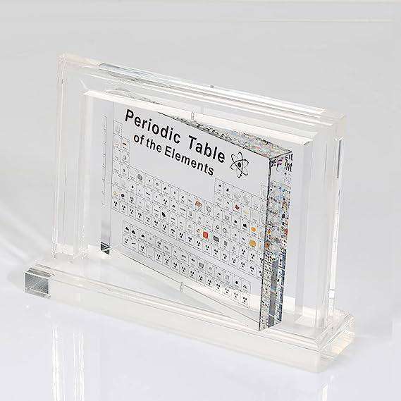 Xanadued Periodic Table w/ Real Elements, Acrylic Display: 83 Element Samples - EX-STOCK CANADA