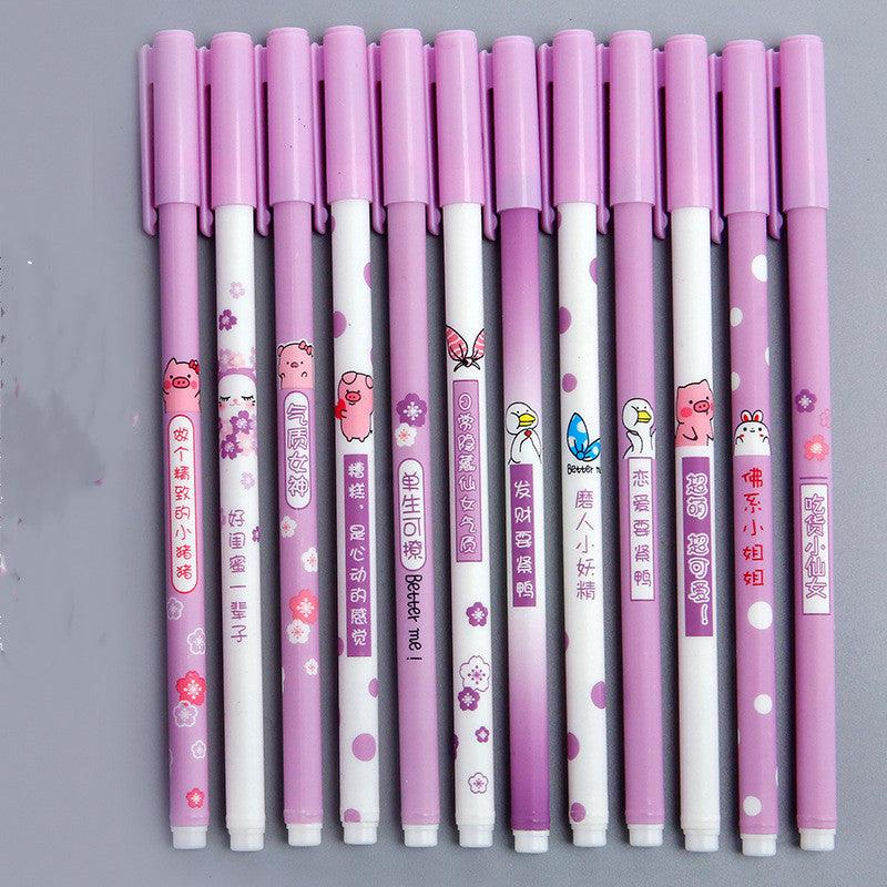 Xueba Pen School Flower School Grass Gel Pen Cute Student - EX-STOCK CANADA