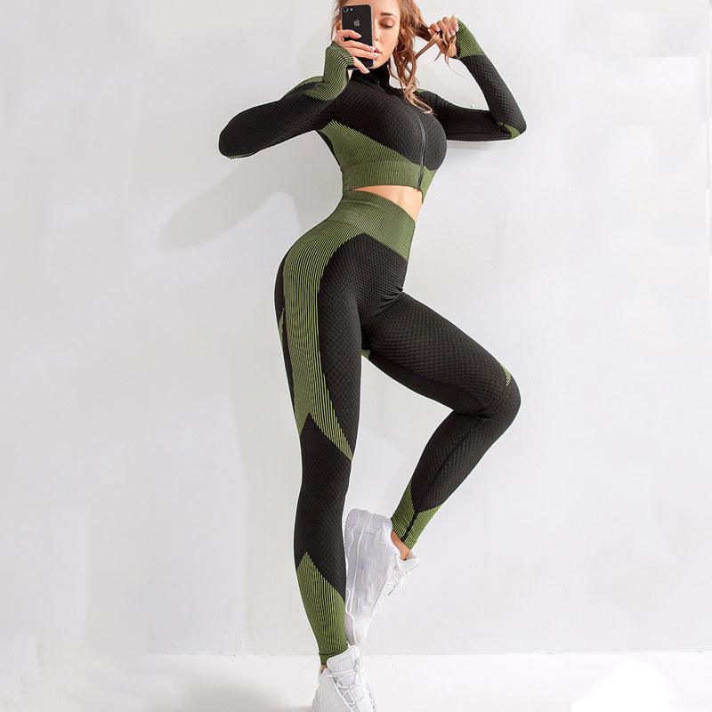 Yoga sets female sport gym suit - EX-STOCK CANADA