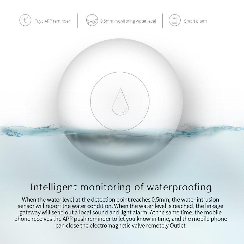 Zigbee Smart Wireless Water Sensor Flood Alarm Detector Smart Home FCCID Authentication - EX-STOCK CANADA