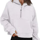 Zip Hoodie Sweater Pocket Loose Sport Top Long Sleeve - EX-STOCK CANADA