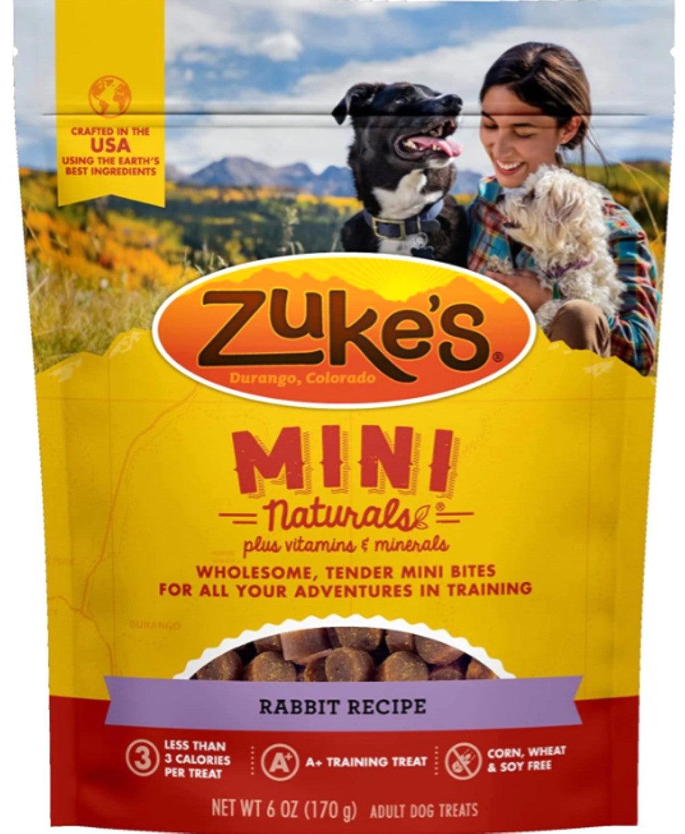 Zukes Mini Naturals Dog Treats Rabbit Recipe - EX-STOCK CANADA