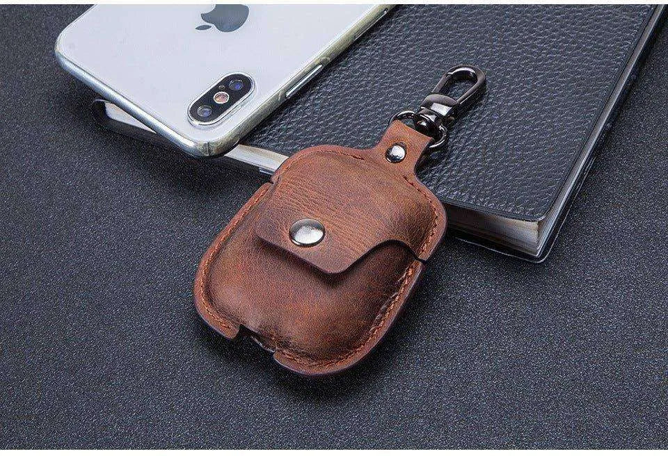 AirPods Leather Covers + Keychain Hook! - EX-STOCK CANADA