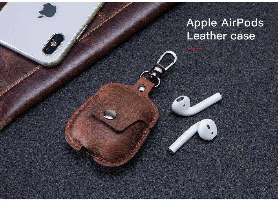 AirPods Leather Covers + Keychain Hook! - EX-STOCK CANADA