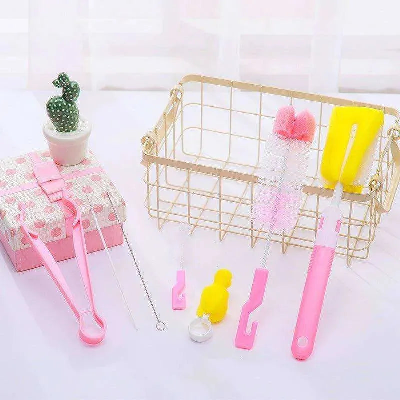 Babies Milk bottle seven piece brush set - EX-STOCK CANADA