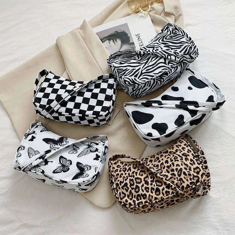 Butterfly & 4 other designs shoulder women handbag - EX-STOCK CANADA