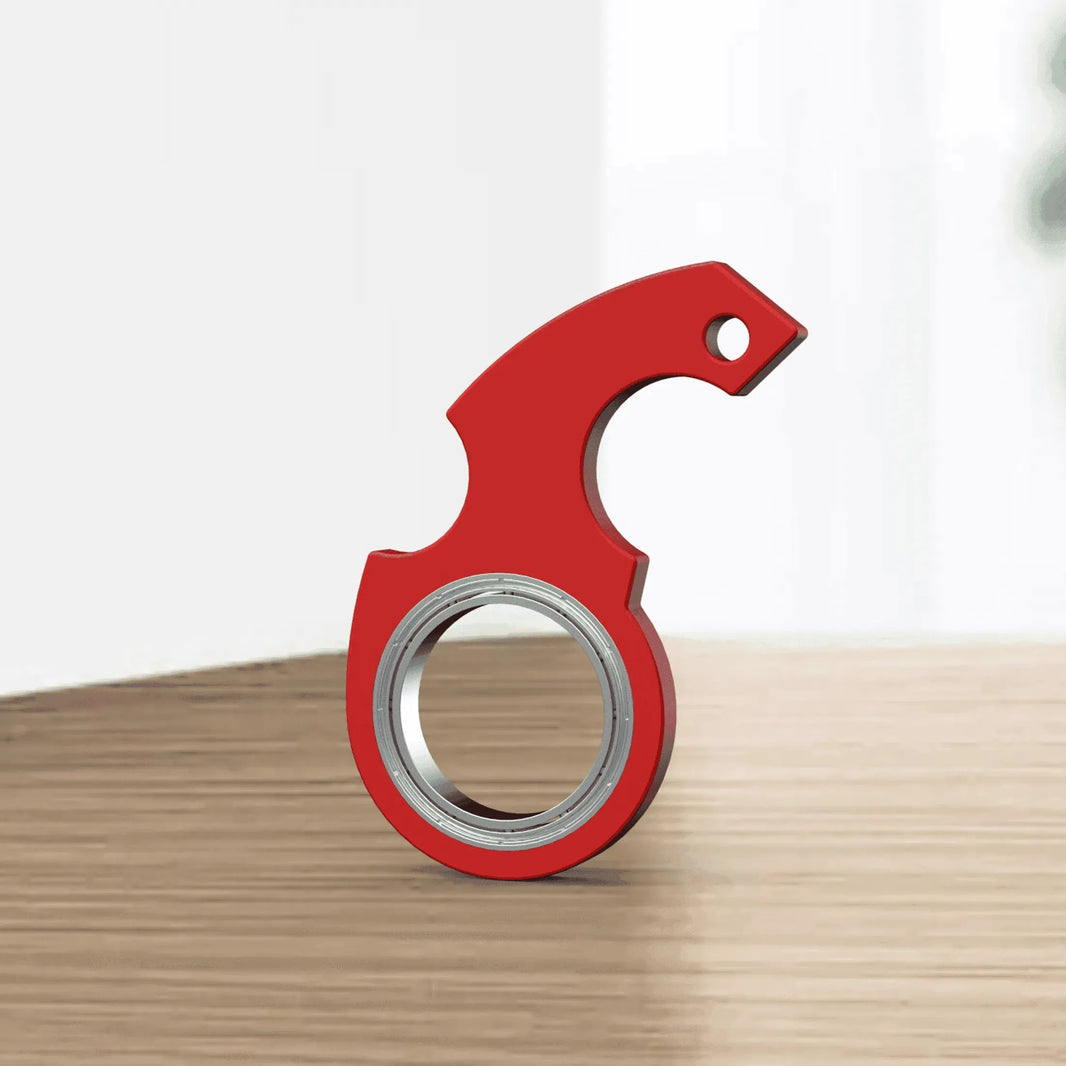 Creative Finger Spinner Relieves Stress Anti Anxiety Keychain - EX-STOCK CANADA