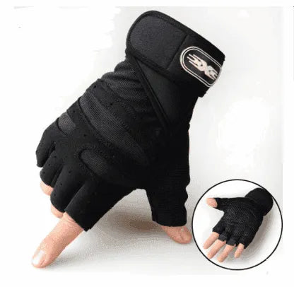 Cycling Gloves Half Finger Breathable Elastic for gym - EX-STOCK CANADA