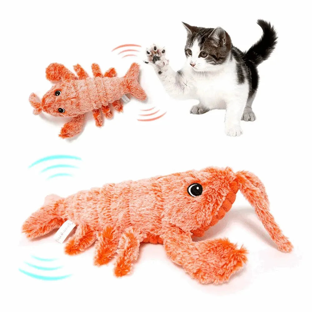 Electric Jumping Shrimp USB Charging Simulation Lobster Funny Pets Toy - EX-STOCK CANADA