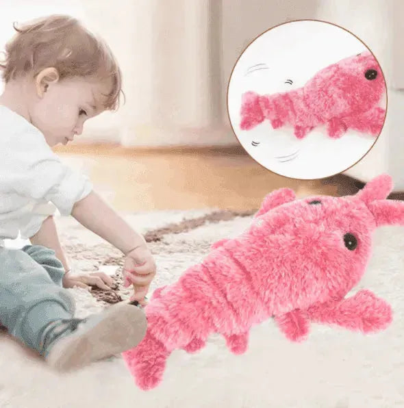 Electric Jumping Shrimp USB Charging Simulation Lobster Funny Pets Toy - EX-STOCK CANADA