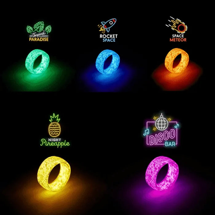 Fashionable Luminous Resin Ring - EX-STOCK CANADA