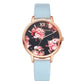 High Quality Fashion Leather Strap Rose Gold Women Watch - EX-STOCK CANADA