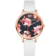 High Quality Fashion Leather Strap Rose Gold Women Watch - EX-STOCK CANADA