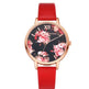 High Quality Fashion Leather Strap Rose Gold Women Watch - EX-STOCK CANADA