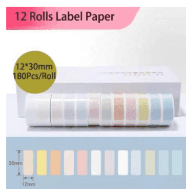 Pure color label thermal paper - EX-STOCK CANADA