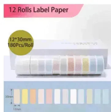 Pure color label thermal paper - EX-STOCK CANADA