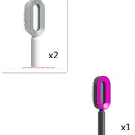 Self Cleaning Hair Brush For Women key Massage Scalp - EX-STOCK CANADA