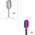 Self Cleaning Hair Brush For Women key Massage Scalp - EX-STOCK CANADA