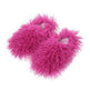 Women's Round Head Fluffy Style Warm Home Cotton Slippers - EX-STOCK CANADA