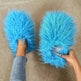 Women's Round Head Fluffy Style Warm Home Cotton Slippers - EX-STOCK CANADA